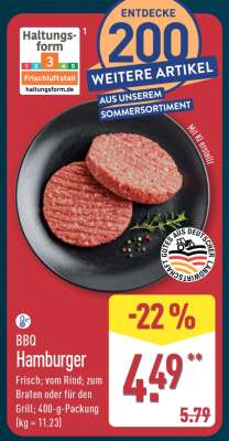 BBQ Hamburger