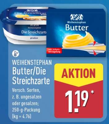 Weihenstephan Butter Die Streichzarte