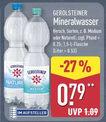 Gerolsteiner Mineralwasser