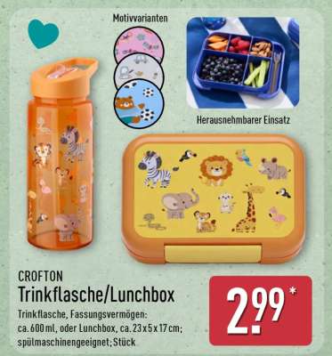 CROFTON Trinkflasche/Lunchbox