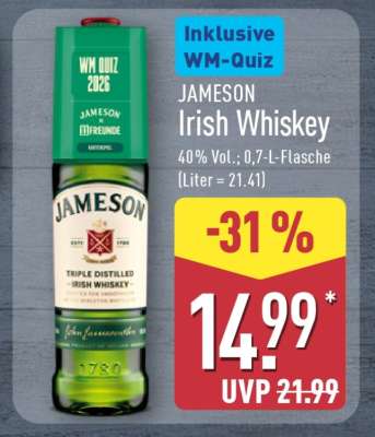 Jameson Irish Whiskey*