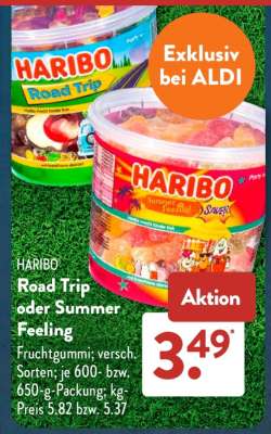 HARIBO Road Trip oder Summer Feeling