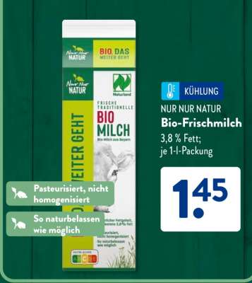 Bio-Frischmilch