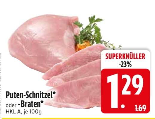 Puten-Schnitzel oder -Braten