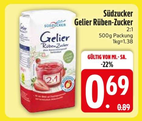 Südzucker Gelier Rüben-Zucker