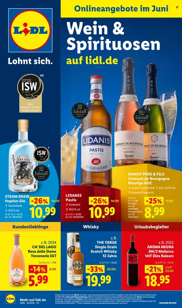 Leták Lidl - 1.6.2026 - 30.6.2026. Strana 1