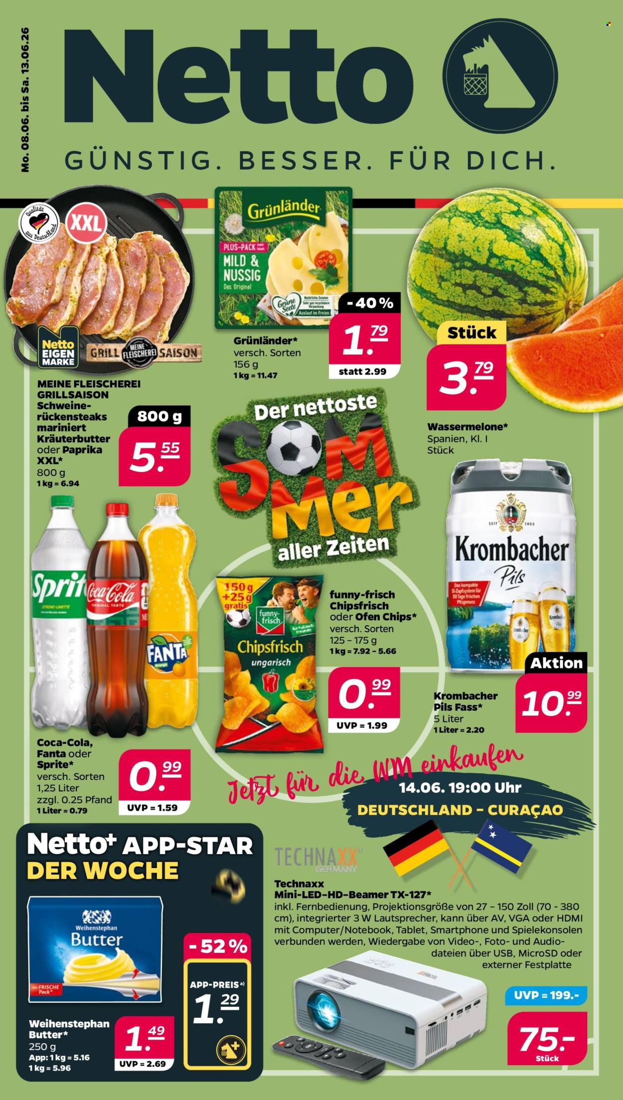 Leták Netto - 8.6.2026 - 13.6.2026. Strana 1