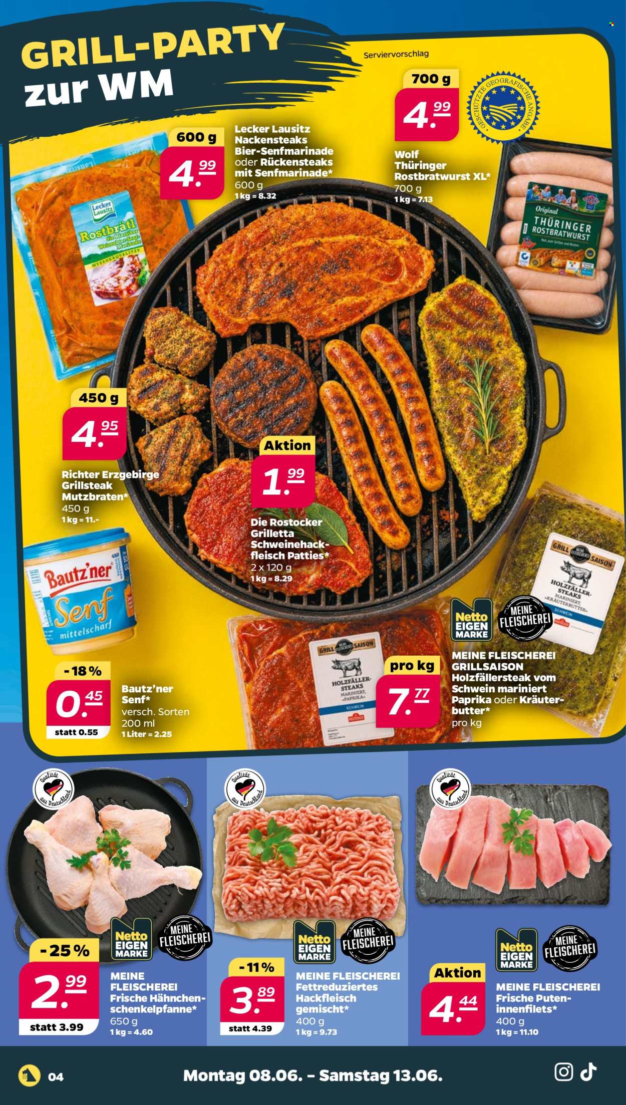 Leták Netto - 8.6.2026 - 13.6.2026. Strana 4
