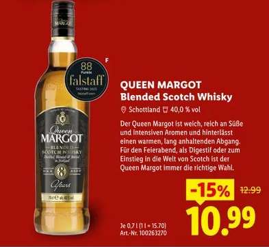 Queen Margot Blended Scotch Whisky