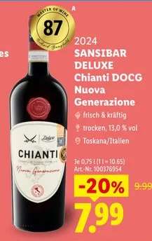 SANSIBAR DELUXE Chianti DOCG Nuova Generazione