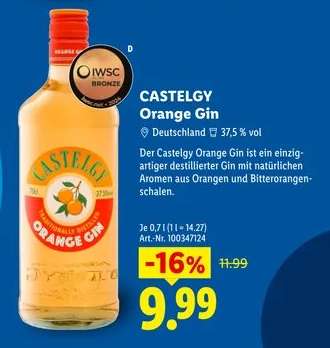 Castelgy Orange Gin
