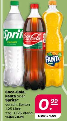 Coca-Cola, Fanta oder Sprite