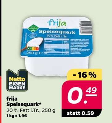 frija Speisequark*