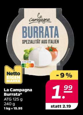 la campagna Burrata