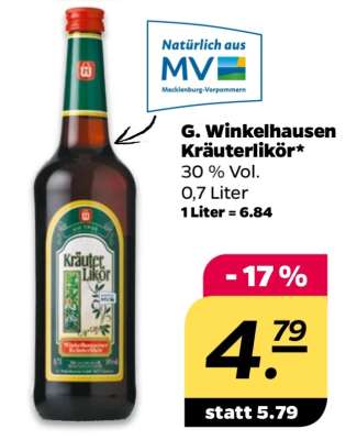 G. Winkelhausen Kräuterlikör