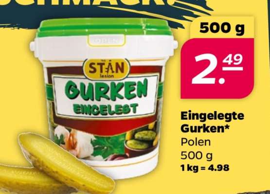 Eingelegte Gurken