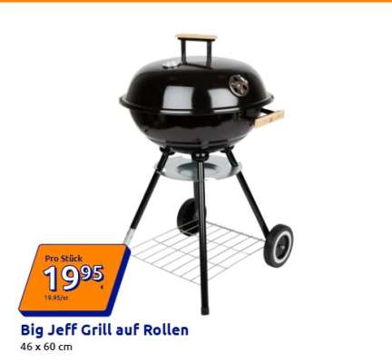 Big Jeff Grill auf Rollen