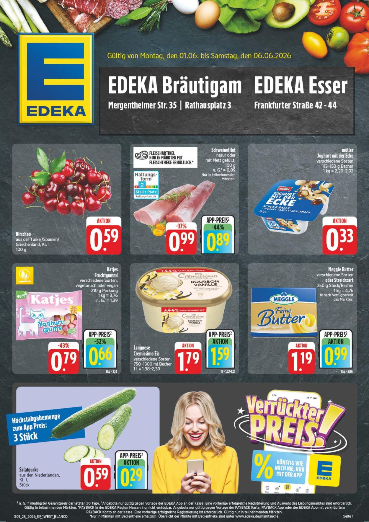 Edeka Prospekte  - 1.06.2026 - 6.06.2026. Seite 1