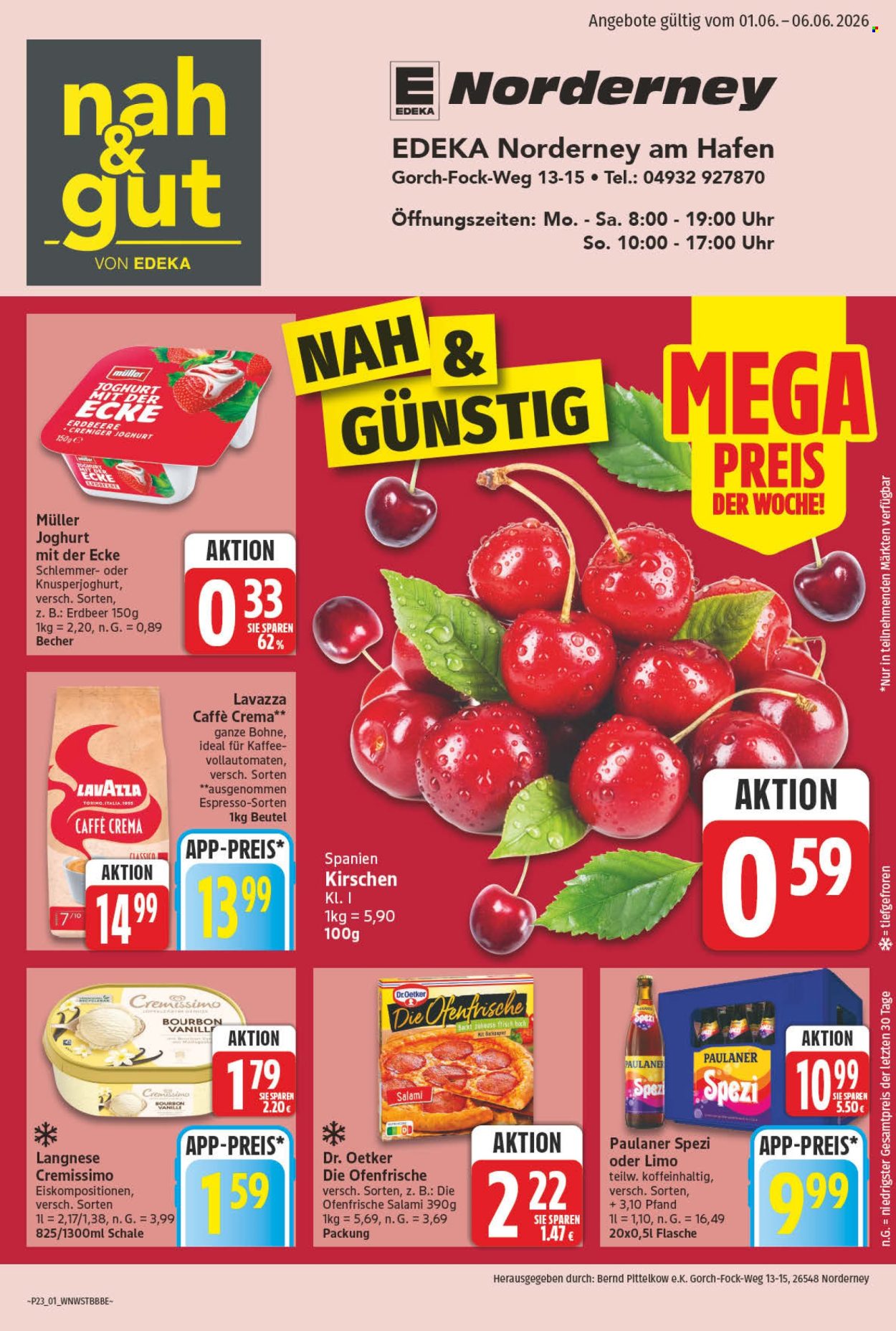 Edeka Prospekte  - 1.06.2026 - 6.06.2026. Seite 1