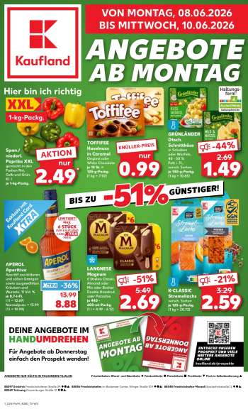 Prospekte Kaufland - 8.06.2026 - 10.06.2026.