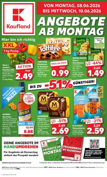 Prospekte Kaufland - 8.06.2026 - 10.06.2026.