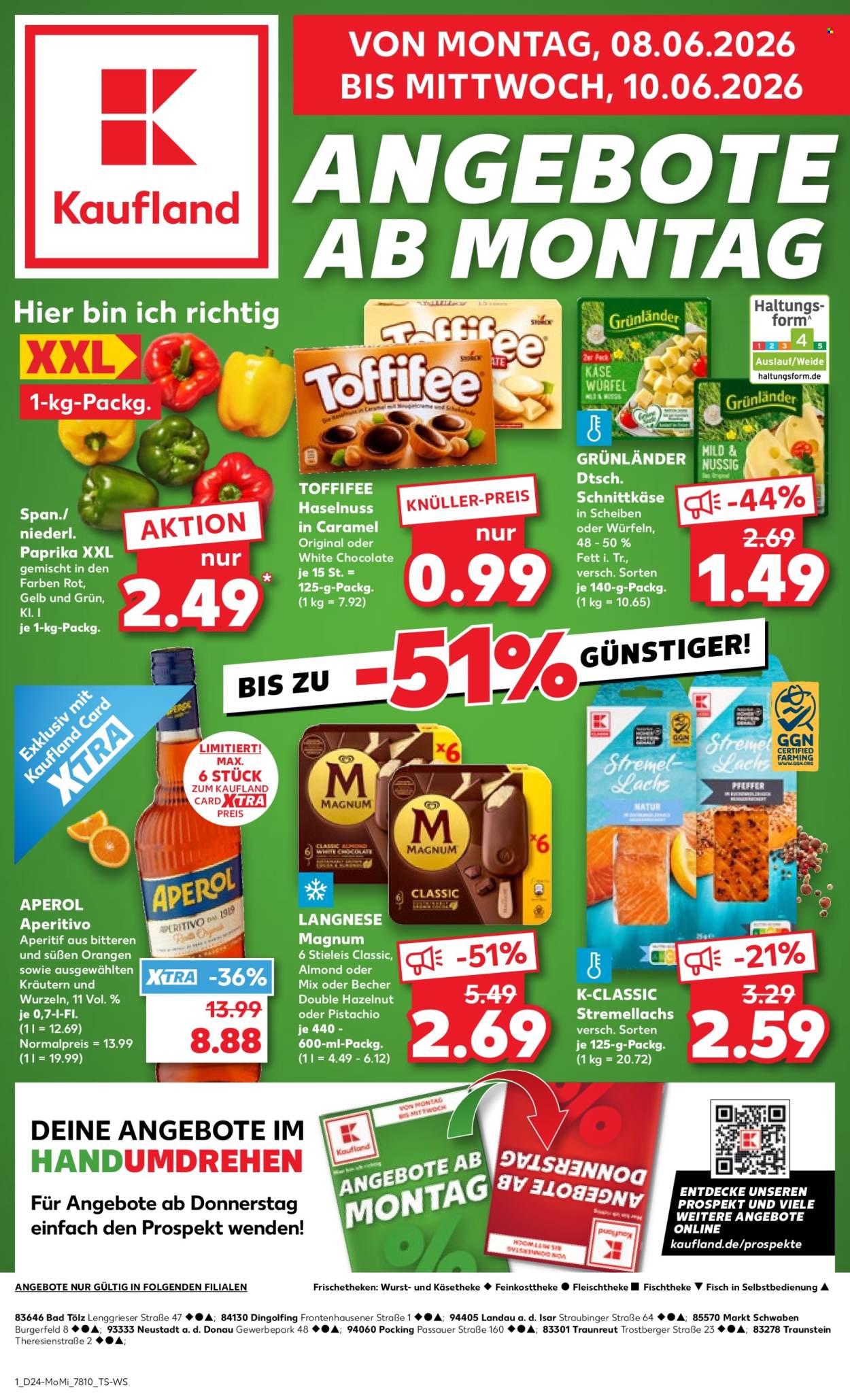 Kaufland Prospekte  - 8.06.2026 - 10.06.2026. Seite 1