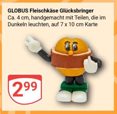 GLOBUS Fleischkäse Glücksbringer