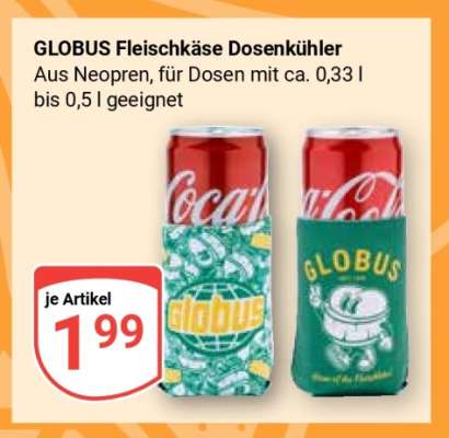 GLOBUS Fleischkäse Dosenkühler