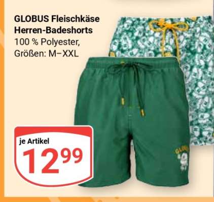 GLOBUS Fleischkäse Herren-Badeshorts