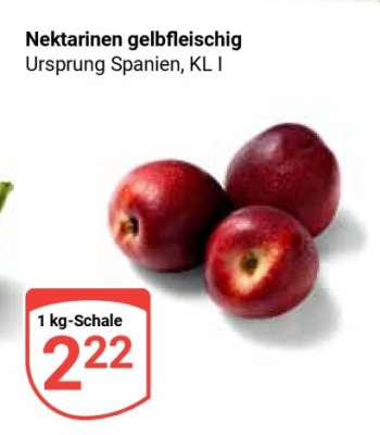 Nektarinen gelbfleischig