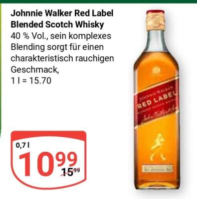 JOHNNIE WALKER Red Label Blended Scotch Whisky