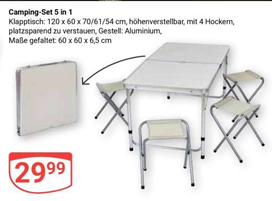 Camping-Set 5 in 1