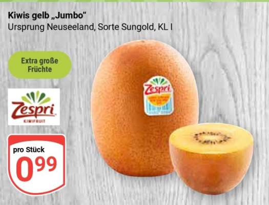 Kiwis gelb „Jumbo“