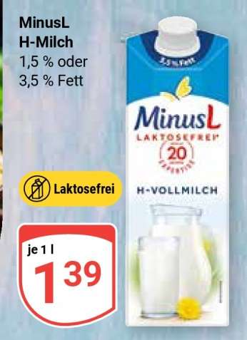 MinusL H-Milch