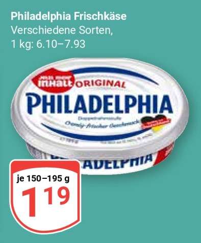 Philadelphia Frischkäse