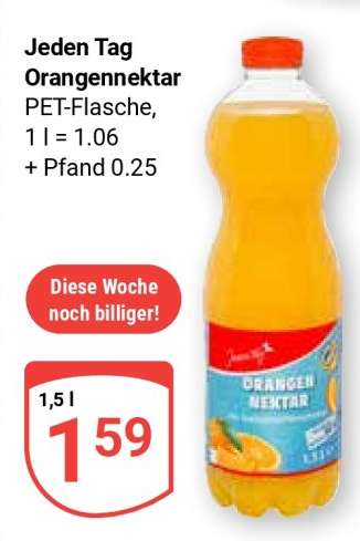 Jeden Tag Orangennektar