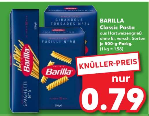 BARILLA Classic Pasta