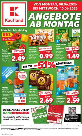 Prospekte Kaufland - 8.06.2026 - 10.06.2026.
