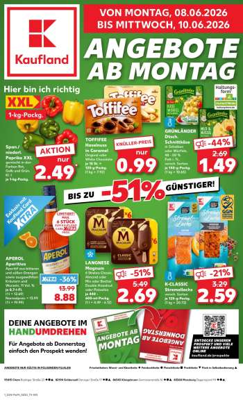 Prospekte Kaufland - 8.06.2026 - 10.06.2026.