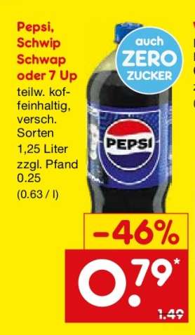 Pepsi, Schwip Schwap oder 7 Up