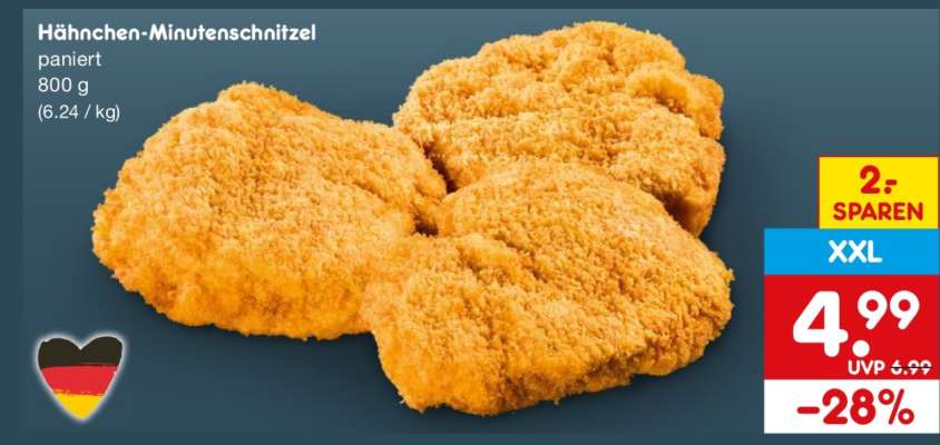 Hähnchen-Minutenschnitzel