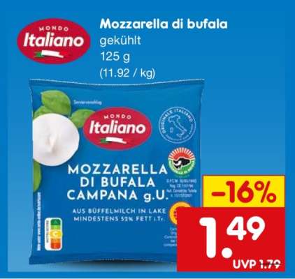 Mozzarella Di Bufala
