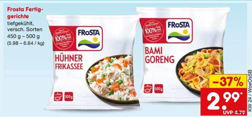 Frosta Fertiggerichte