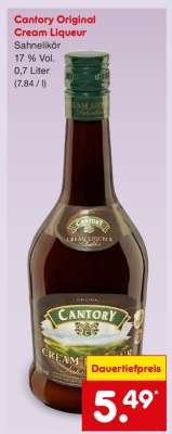Cantory Original Cream Liqueur