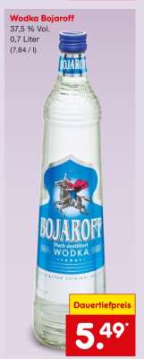 Wodka Bojaroff