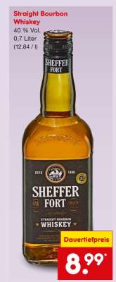 Straight Bourbon Whiskey