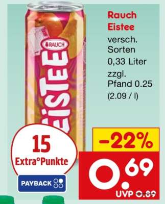 RAUCH Eistee