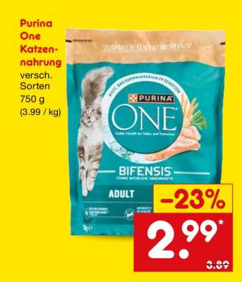 PURINA ONE Katzennahrung