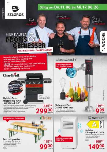 Prospekte Selgros - 11.06.2026 - 17.06.2026.