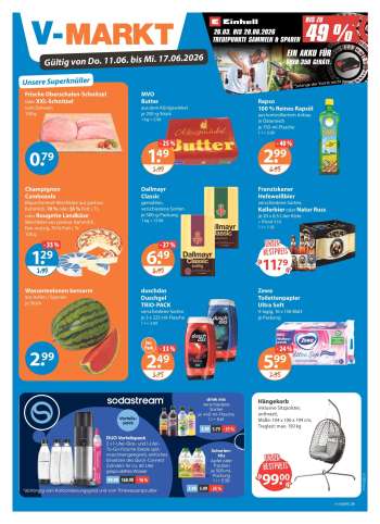 Prospekte V-Markt - 11.06.2026 - 17.06.2026.